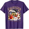 All Aboard The Christmas Express Train Santa Holiday TShirt Y2k Funny Graphic Xmas Costume Novelty Gift Short Sleeve Blouses