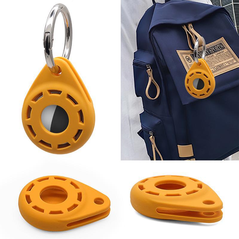 Waterdrop Multicolor Silicone AirTag Protective Cover with Hanging Buckle