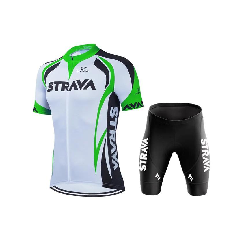 Men Women Cycling Jersey Bib Shorts Set Breathable Quick Dry Bike Apparel Road Mountain Riding