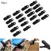 20Pcs Tent Pull Point Clip Outdoor Camping Tent Alligator Clip Pull Point Hook Buckle for The Tent Crocodile Clip Tent Accessory