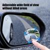 Маленькое выпуклое зеркало 2 штуки Зеркала заднего вида с широким углом обзора Регулируемые на 360 градусов Вспомогательные наружные автомобильные на присоске