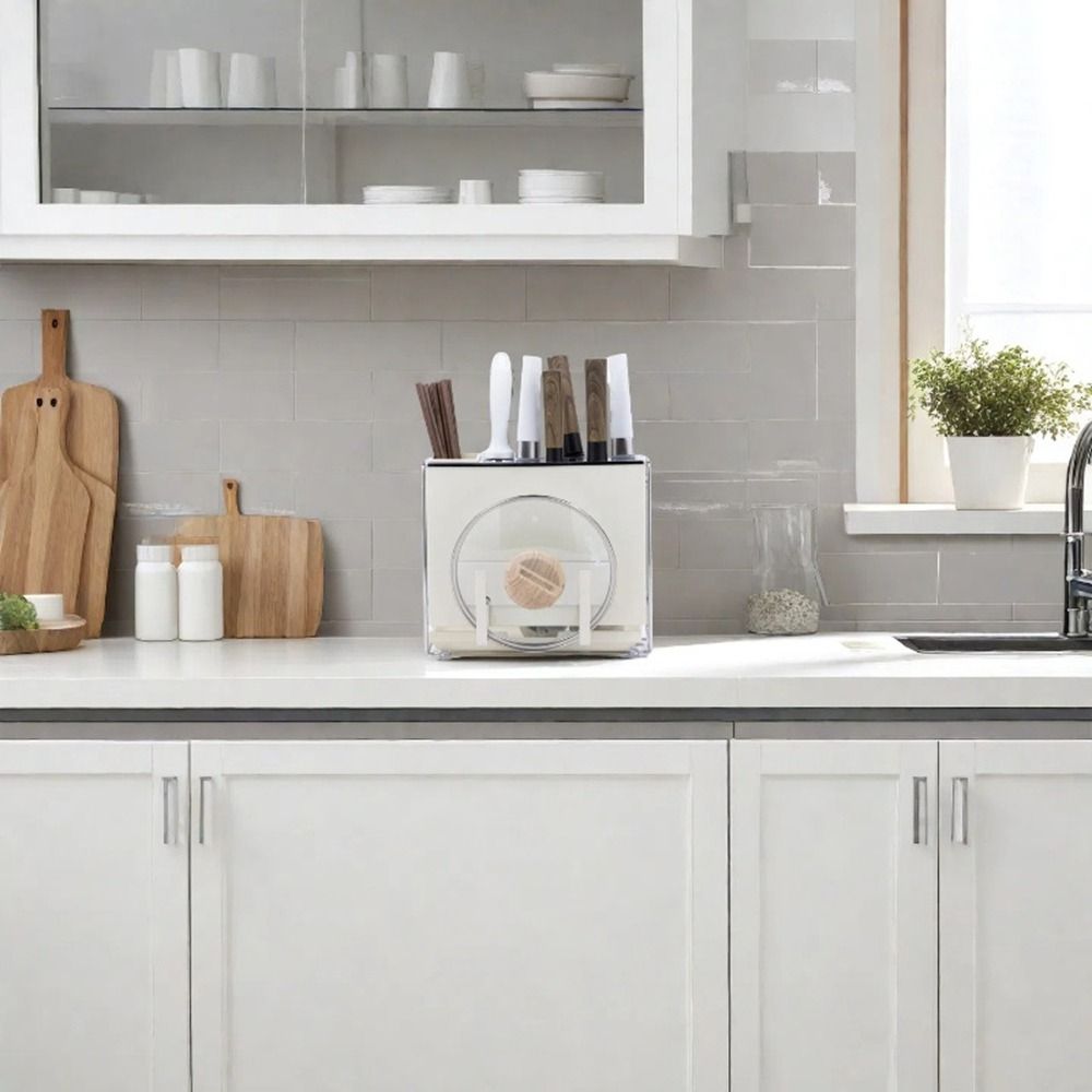 Rust-proof Chopstick Bucket Large Capacity Cooking Utensil Holder Kitchen Cutter Rack Kitchen