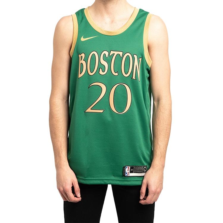 Men's Nike NBA Sw Fan Edition Boston Celtics . 2 No. 0 Basketball Green Jersey AV4624-312