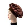 Women's Wide Brim High Elastic Satin Sleep Cap & Chemotherapy Hat for Autumn/Winter Hair Care