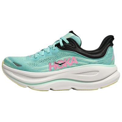 HOKA Bondi 9 Широкие Синий Искорка Мята Флюорит Женские Кроссовки Бирюзовый 1162014-BTF