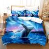 3DThe DolphinsПостельные комплекты Пододеяльник Комплект с наволочкой Twin Full Queen King Постельное белье Постельное белье