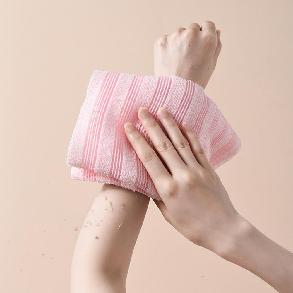 Нейлоновая мягкая мочалка для ванны, щетка для спины, полотенца для отшелушивания, скраб для душа, бытовые принадлежности для ванной комнаты