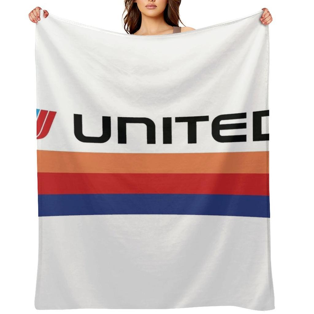United Airlines Окраска Сол Басс Плед Постельное белье Одеяла Декоративные для диванов Стеганые Одеяла с наполнителем