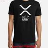 Xrp Army T Shirt Coin Crypto Currency Moonshot Ripple Vintage Homme Designer Clothes Streetwear Stretched Unisex