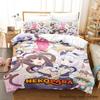 Каваий комплект постельного белья Nekopara Односпальный Полуторный Двуспальный Кинг-сайз Комплект для кровати Взрослый Детский Спальня Комплекты пододеяльников Аниме постельное белье Кровать