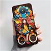 For Nokia 1.4 TA-1322 Trendy Black Phone Case For Nokia 6.2/Nokia 7.2 Lucky Koi Anti-Scratch Soft Shockproof Back Shell Cover