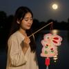 Rabbit Middle Autumn Festival Lantern Paper Ancient Style Handheld Lantern  Decoration