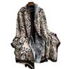 National Style Retro Printing Imitation Cashmere Scarf Women'S Winter Warm Shawl With Fashion Scarf