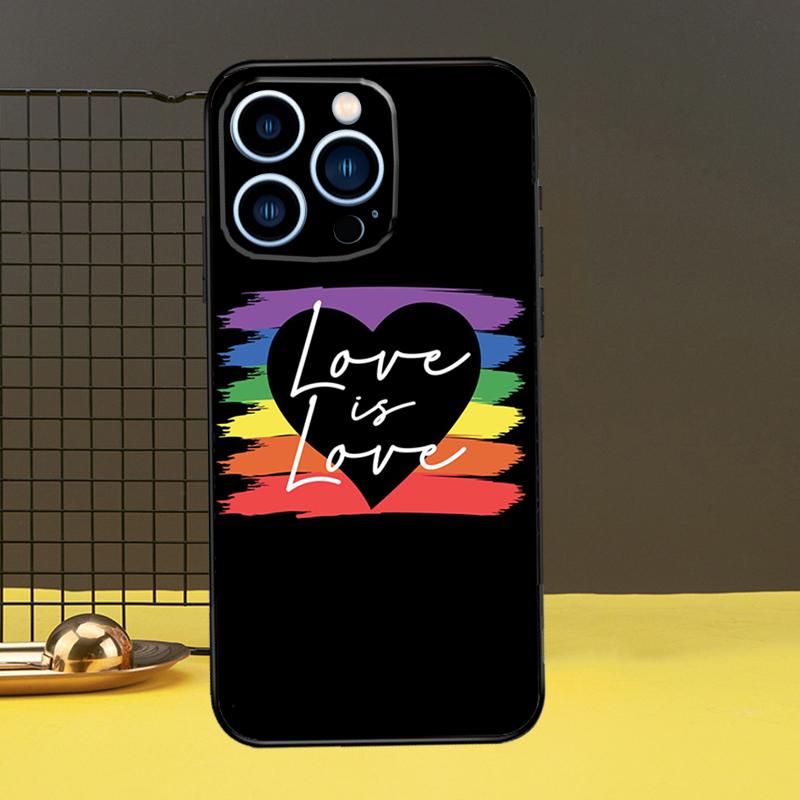 Gay Pride Flag LGBT Case For iPhone 16 15 14 13 12 11 Pro Max X XR XS 7 8 Plus 12 13 Mini Bumper Cover
