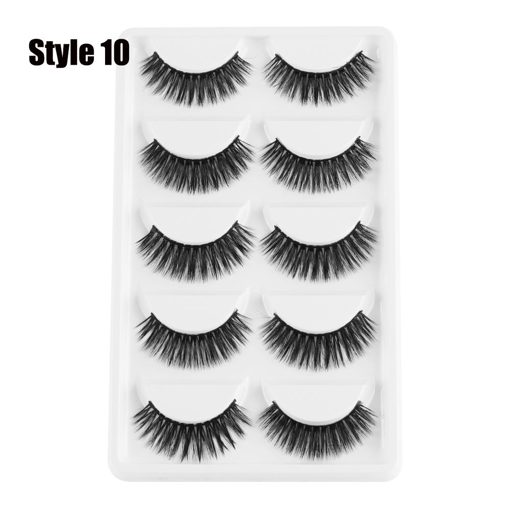 Long Handmade Multilayer Eye Lashes Extension 3D Faux Mink Hair Wispy Fluffy  False Eyelashes