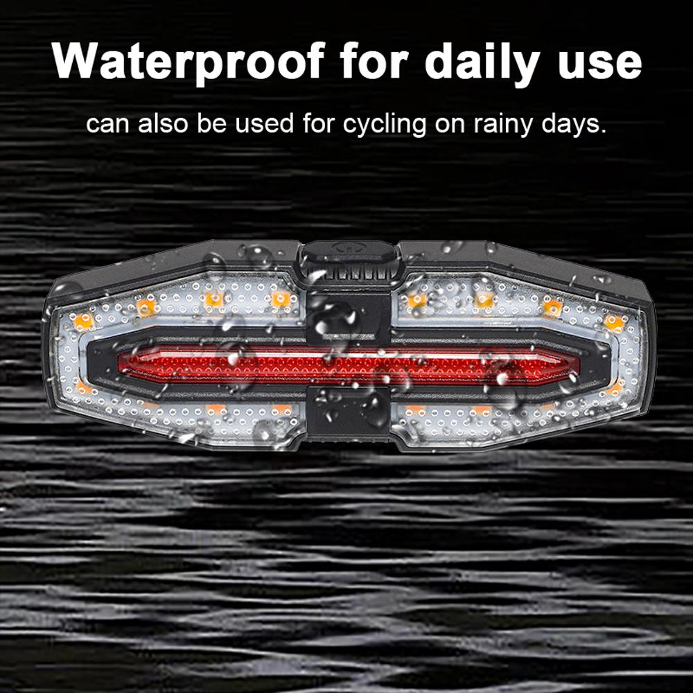 Задний фонарь для велосипеда Компактный размер Ночной велосипедный фонарь Двухцветный задний фонарь для велосипеда Непромокаемый задний фонарь для велосипеда