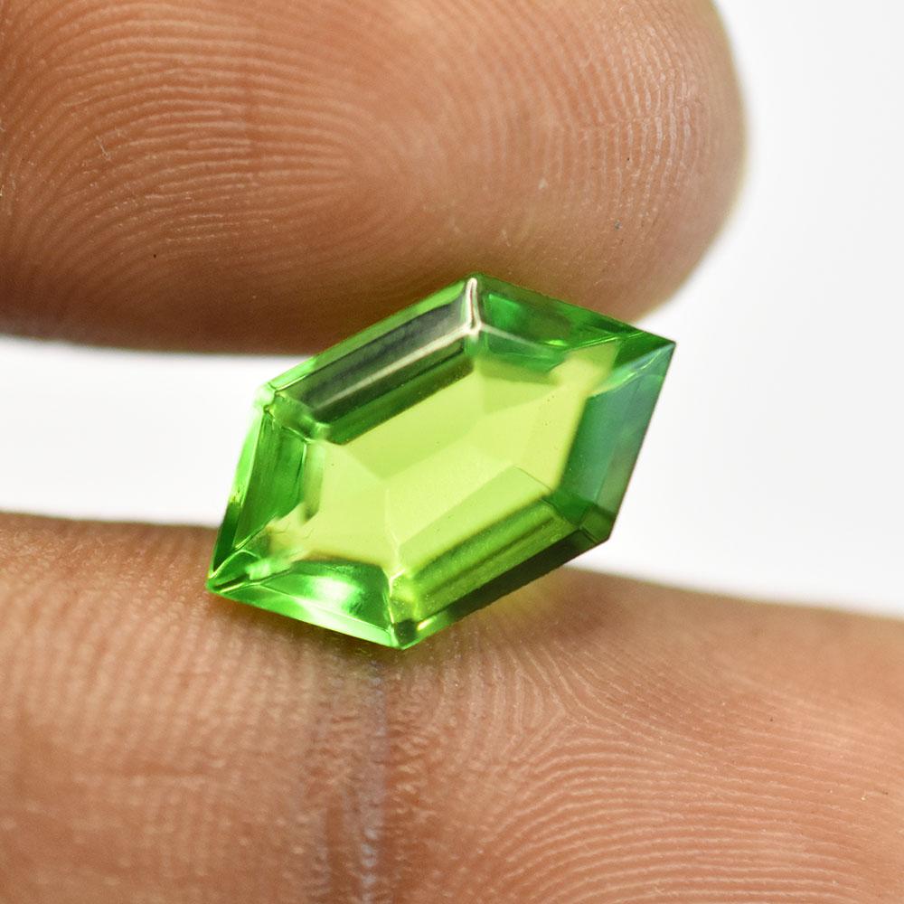 15x8mm Natural Green Peridot 7.05 Ct Fancy Shape Certified Loose Gemstones