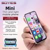 Soyes XS19 3G Мини-смартфон 3,88 дюйма HD MTK 2 ГБ ОЗУ 16 ГБ ПЗУ Две SIM-карты Двойной режим ожидания 5-мегапиксельная задняя камера 2000 мАч Android 10.0 Портативный мобильный телефон