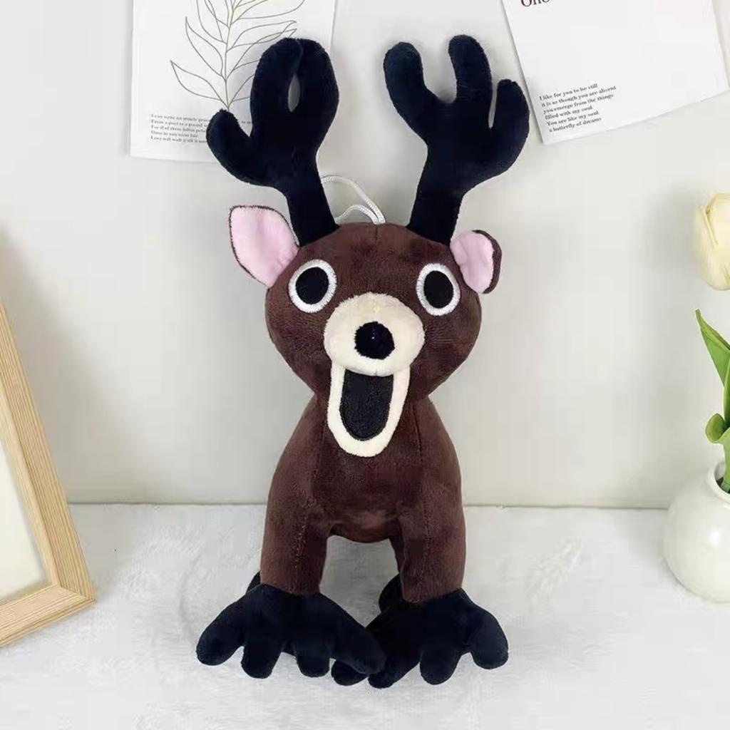 New 99 Nights Cartoon In The Forest Deer Plush Toys Cotton Stuffed Doll Anime Animal For Kids Birthday Gift Halloween Gifts