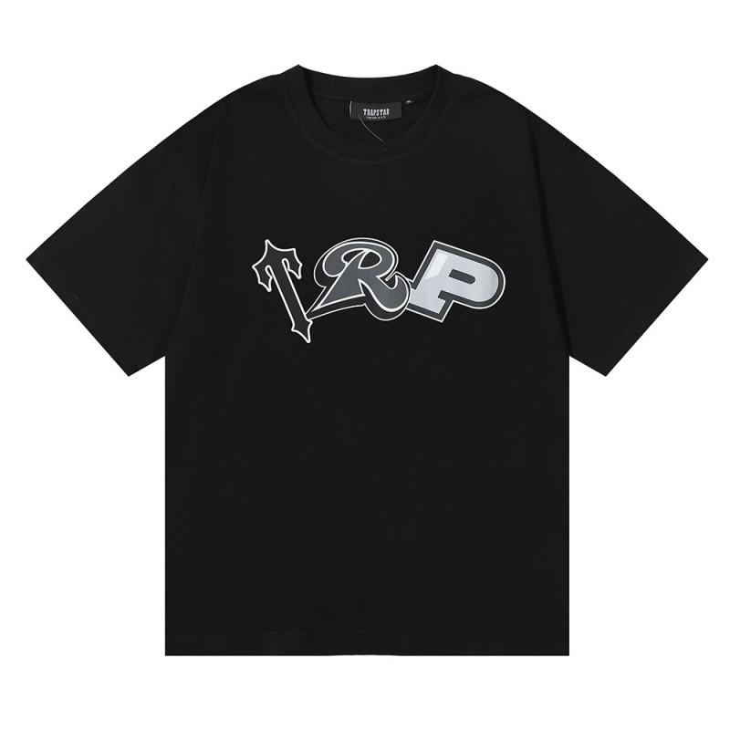 Unisex Oversized Cotton T-Shirt With Letter Print Hip Hop Style Casual Tee Youth