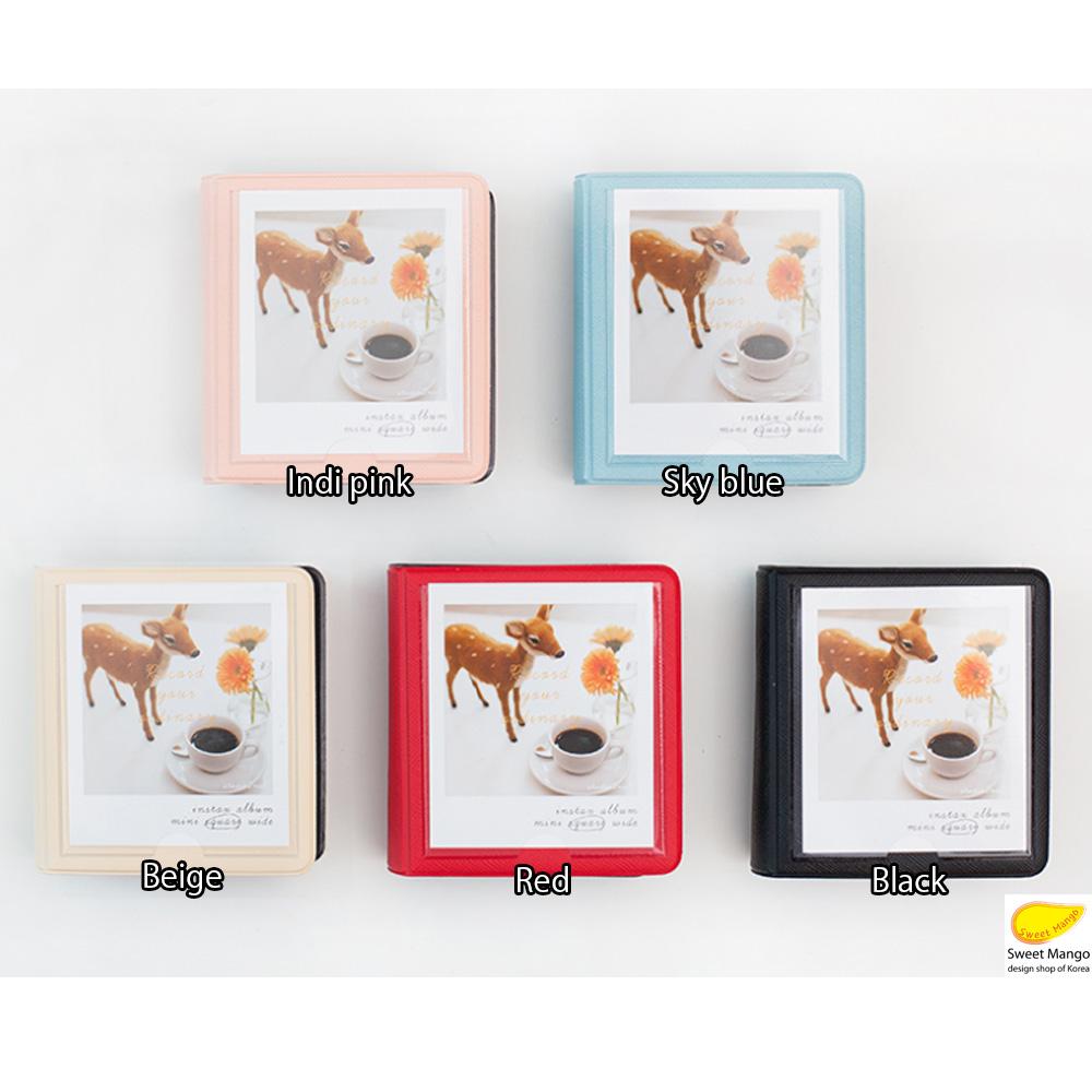 Мини-фотоальбом Polaroid KOREA 2NUL SQUARE V2 для книги для хранения INSTAX с 28 карманами