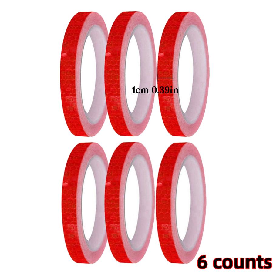 High Reflective Sticker Tape Bike Fluorescent Warning MTB Stickers Cycling Bicycle Tapes Helmet Motorcycle Scooter DIY
