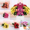 10 Головок Искусственный Поддельный Букет Шелковых Анютиных Глазок Домашний Свадебный Цветочный Декор