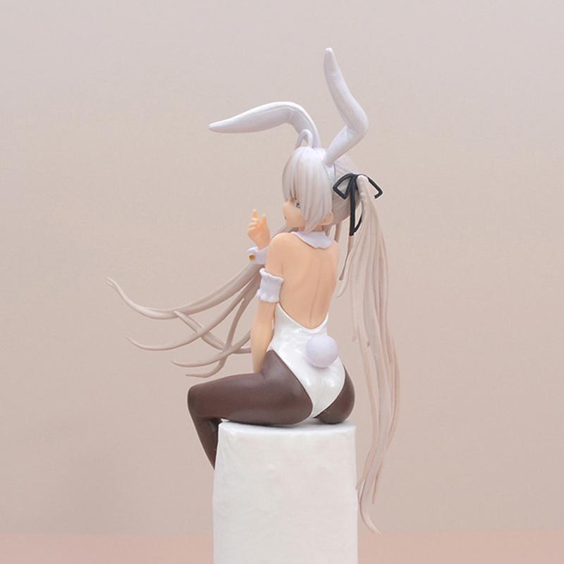 Anime Figure Kasugano Sora Sexy Bunny Girl PVC Action Ollectible Model Decor Car Ornaments Toy