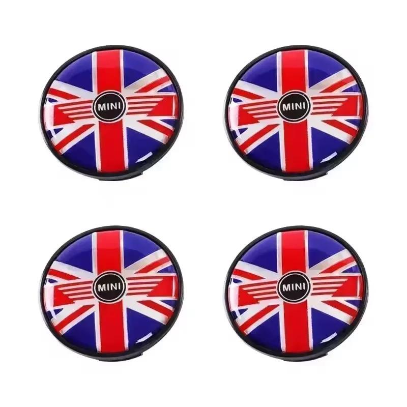 4pcs  56mm 54mm Car Wheel Center Hub Cap Badge Emblem Sticker For BMW Mini Cooper One S JCW R50 R53 R55 R56 R57 R60 F55 F56