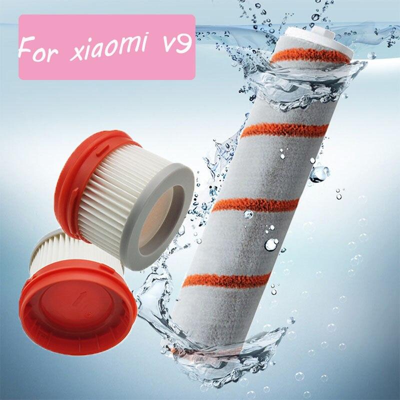 HEPA-фильтр для Xiaomi Dreame V9 V9B V10 V8 XR V10 V11, беспроводной ручной пылесос, аксессуары, комплект деталей для роликовой щетки