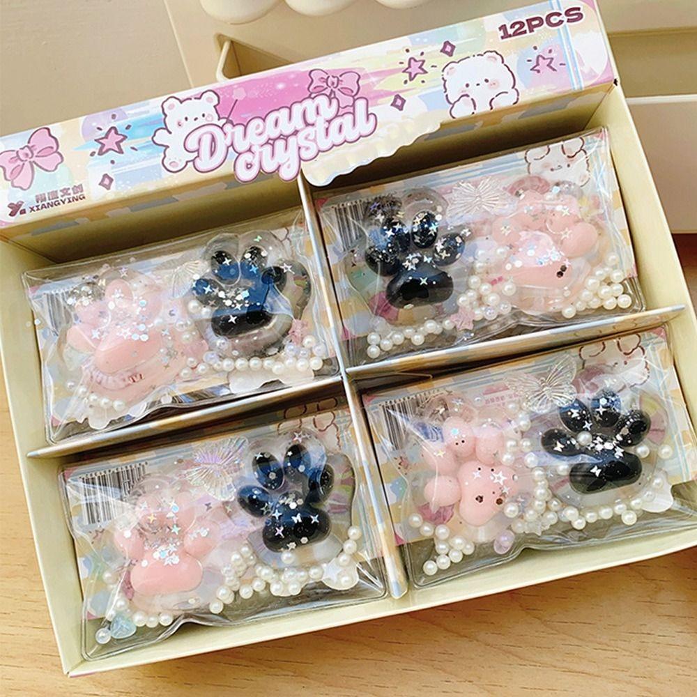 Игрушка-щипок для кошачьей лапки, блестящая игрушка-сжиматель, симпатичные игрушки для снятия стресса, подарок