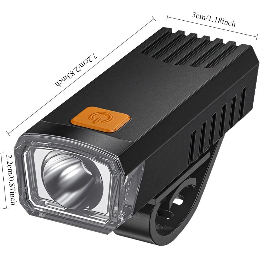 Новый светодиодный велосипедный фонарь с USB-зарядкой, передняя фара велосипеда с 5 режимами для катания, горного, шоссейного, для велолюбителей