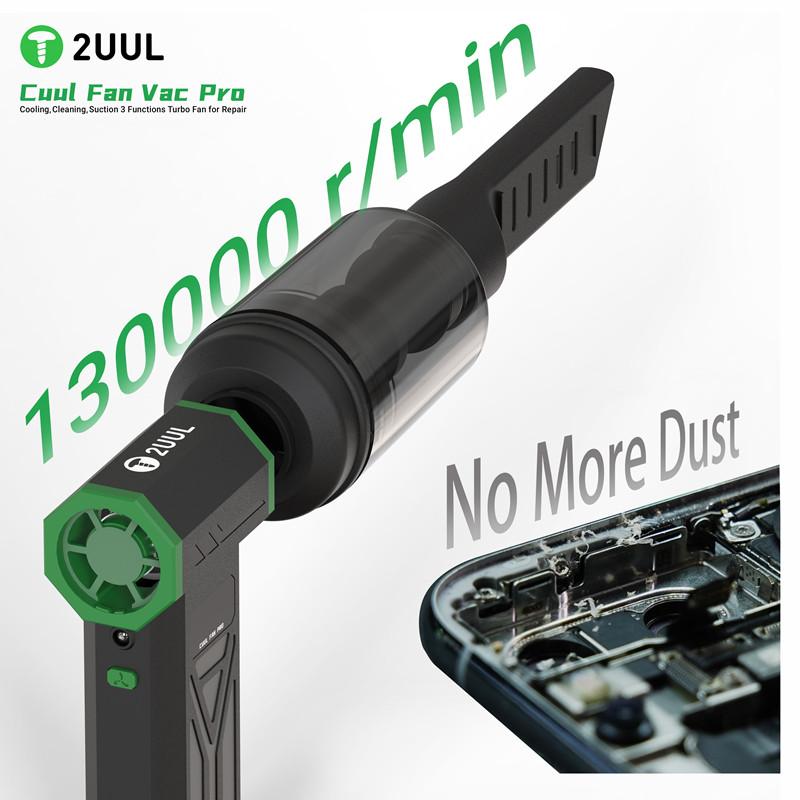 2UUL DA97 DA970 130000rpm Cuul Fan Pro Electric Air Duster for Mobile Phone Maintenance Quick Cooling Rapid Drying Cleaning Tool