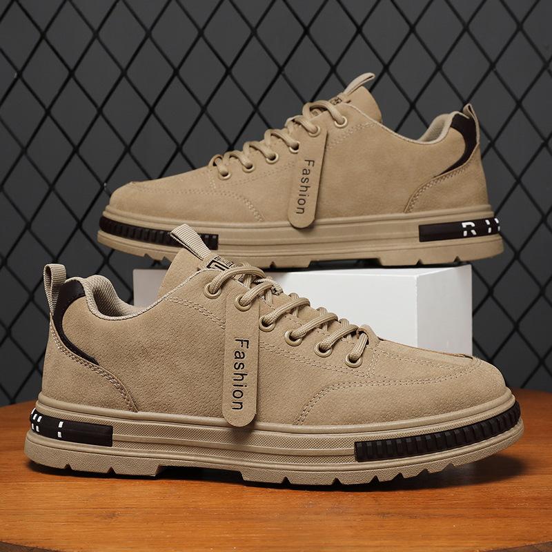 Мужская летняя дышащая рабочая обувь, мужские универсальные спортивные повседневные кеды в корейском стиле, рабочая защитная обувь для мужчин