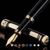 Scriveiner Finest Premium Fountain Pen Attractive Beauty 24K Gold Finish Schmidt 18K Gold Plated Nib Ideal for Men and Women Professional Executive