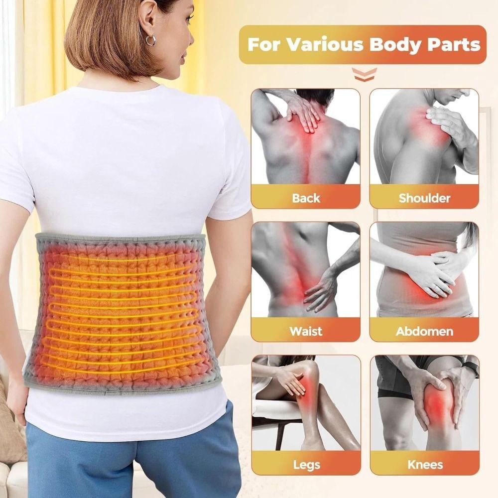 Portable Warm Thermal Pad Temperature Control Warming Back Belt Electric Thermal Blanket Home