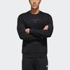 Adidas Sweatshirts Men's Black Crew Neck Moderate Regular GM4413