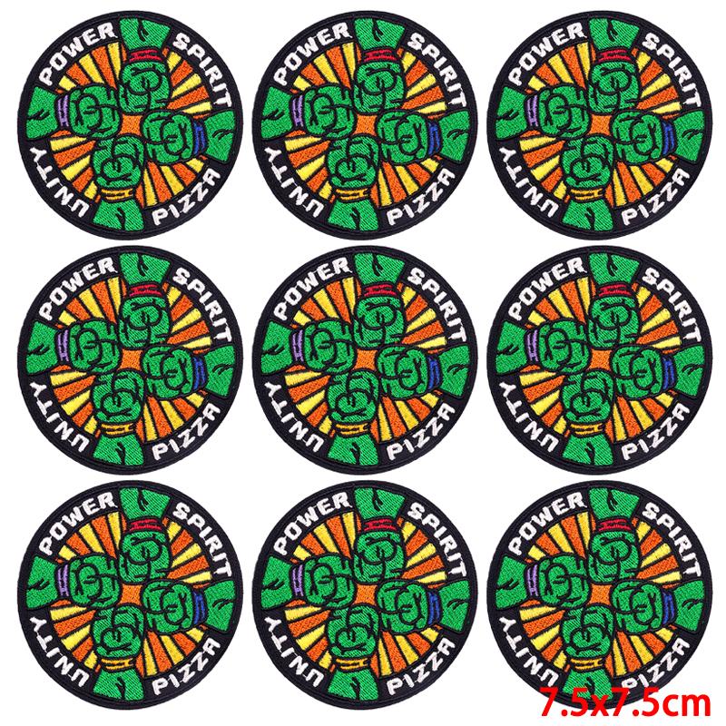 10Pcs/Lot Outdoor Scenery Embroidery Patch Nature Iron On Patches For Clothing Thermoadhesive Sewing On Patches For Clothes