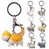 1Pc Cartoon Kittens Keychain Cure Animal Key Chain Cat Pendant for Women Car Key Ring Purse Bag Accessories Gifts