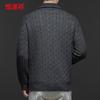 Hengyuanxiang Men's 100% Cashmere Thickened Polo Sweater