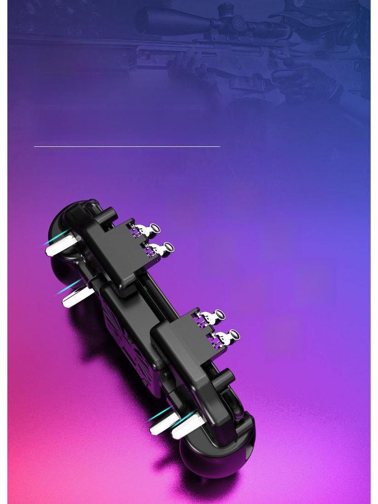 M11 Шестипальцевый перезаряжаемый металлический игровой контроллер с теплоотводом