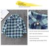 Boys' Long-Sleeve Plaid Shirts - Spring/Autumn: Casual Cardigans & Western-Style Tops for Kids
