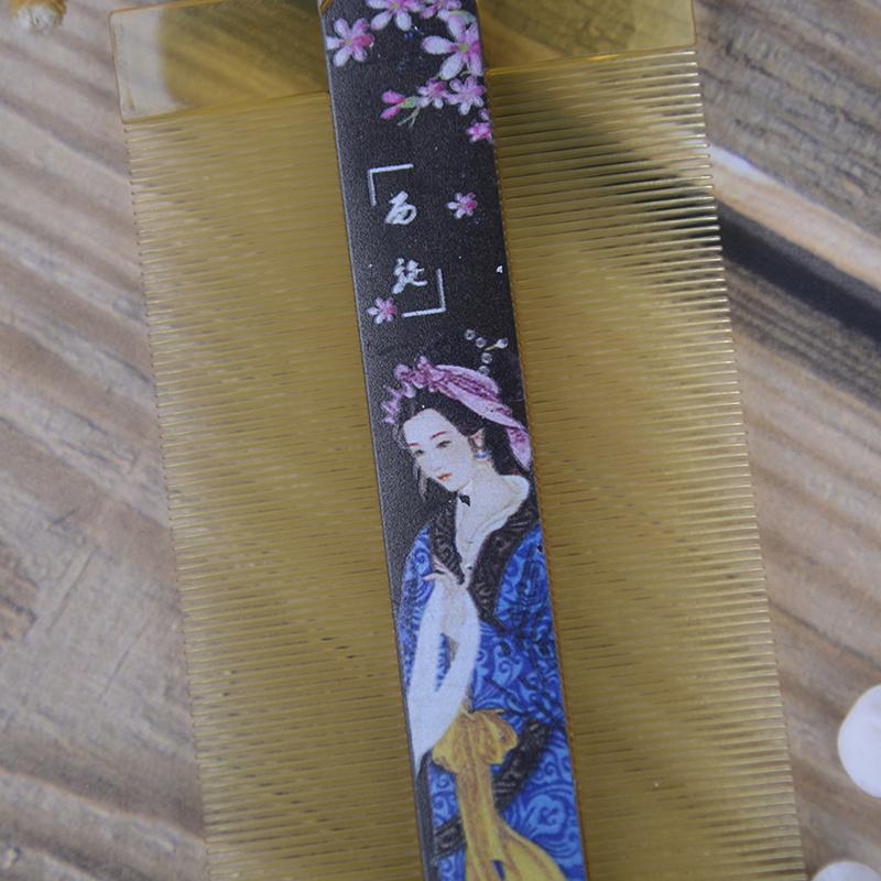 Durable Resin Dense-Toothed Comb Lice Comb Anti-Dandruff Comb Hairdressing Comb