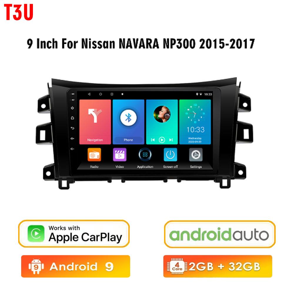 icreative 2DIN Android Car Multimedia Radio For Nissan NAVARA Frontier NP300 2015-2018 GPS Navigation Auto Stereo Player