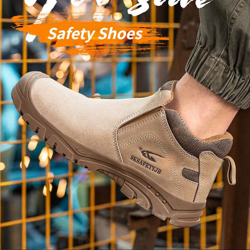 Safety Shoes 6KV Insulated Shoes Anti-smash and Anti-puncture Labor Protection Shoes for Electric Welders Men's Slip-on Safety Shoes