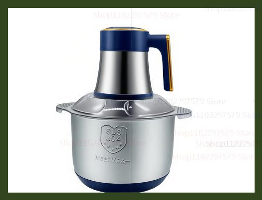 Электрическая мясорубка, Кухонные комбайны, Мясорубка из нержавеющей стали, Овощерезка емкостью 5 л, Подходит для измельчения продуктов