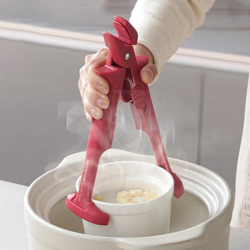 1PC 2in1 Non-slip Anti Scalding Clip New Meal Bowls Tongs Silicone Anti Scalding Holder Gripper Durable Kitchen Bowl Clip