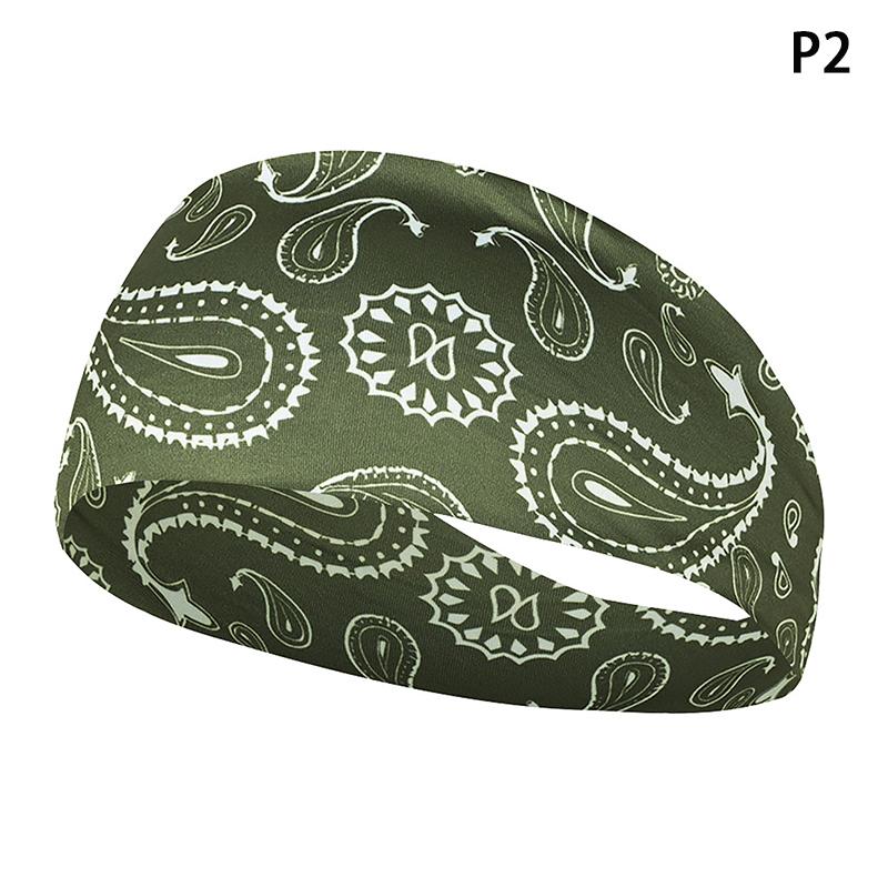 Sports Hair Bands Elastic Yoga Hairbands Absorbing Sweat Headband Women Men Running Fitness Turban Outdoor Gym Head Wrap Bandana