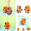 Adorable Capybara Plush Keychain Soft And Cute Cross-border Bag Charm