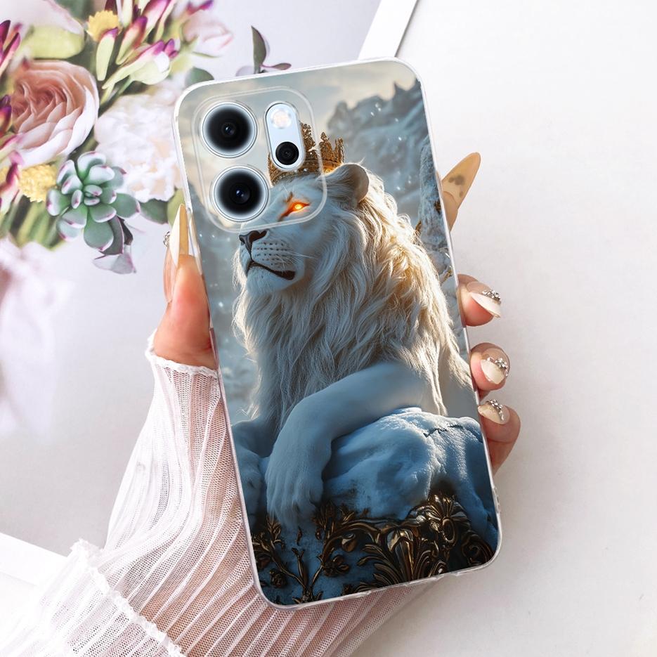 Чехол для Oppo Reno 14 Pro Чехол Reno14 F 5G с рисунком из разноцветных цветов Мягкий тонкий чехол для телефона Для Oppo Reno 14F Reno14 FS Pro Fundas